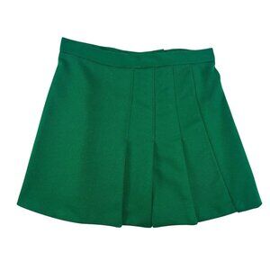 NEW Cheerleader Uniform Skirt Kelly Green Tri Fly Pleats 22 - 24" Waist Youth M